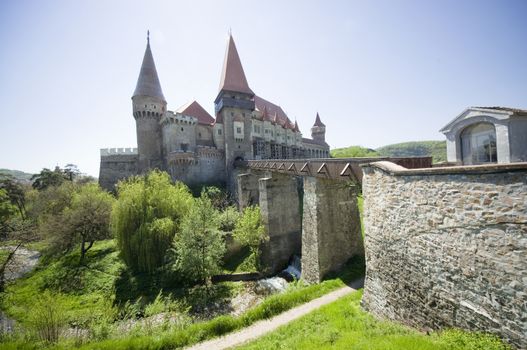 Hunedoara Corvin castle, Transylvania, Romania