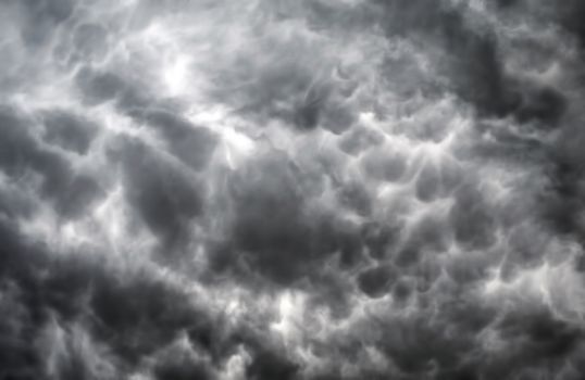 Dark, Ominous rain clouds background