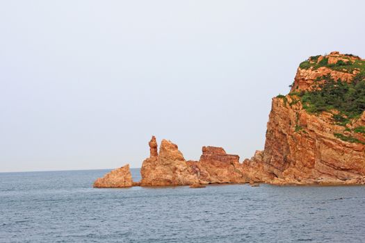 landscape of seashore ,photo taken in changdao island,shandong province ,china.