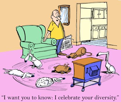 "I want you to know I celebrate your diversity."