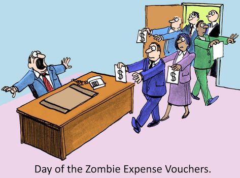 Day of the Zombie Expense Vouchers