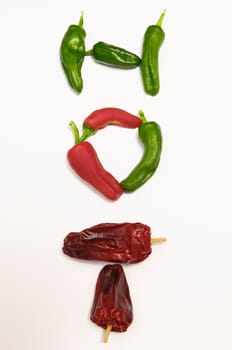 Some Very Hot Chili Peppers Ready to Cook
