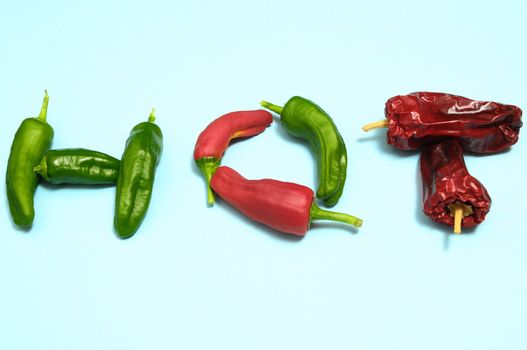 Some Very Hot Chili Peppers Ready to Cook