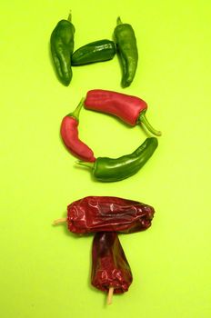 Some Very Hot Chili Peppers Ready to Cook