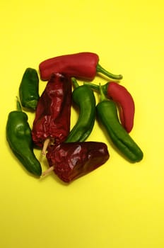 Some Very Hot Chili Peppers Ready to Cook