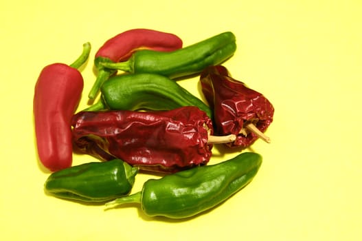 Some Very Hot Chili Peppers Ready to Cook