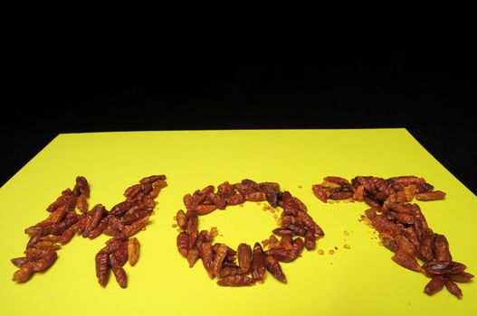 Some Very Hot Chili Peppers Ready to Cook