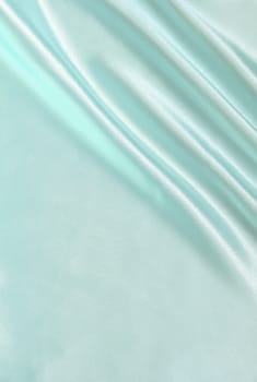 Smooth elegant blue silk can use as background 