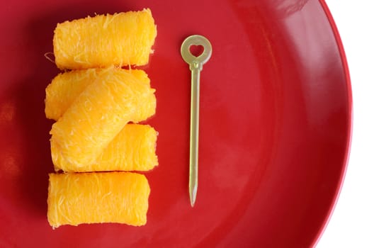 Golden threads, Thai traditional dessert