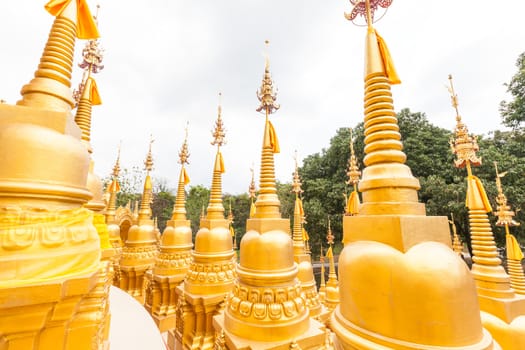 Pagoda in Wat-Sawangboon at Saraburi, Thailand