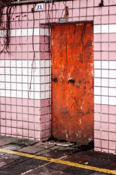 Urban decay examples of abandoned doorways