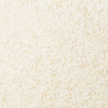 Uncooked white rice close up