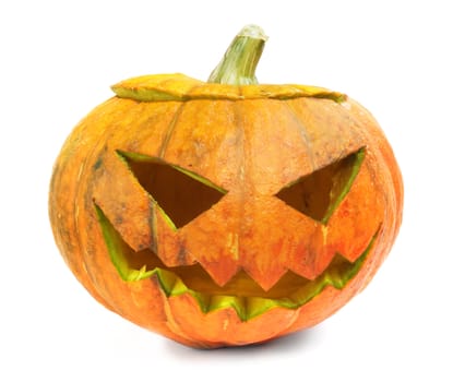 Halloween pumpkin isolated on white background