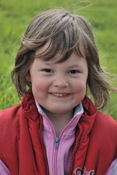  Portrait of little girl