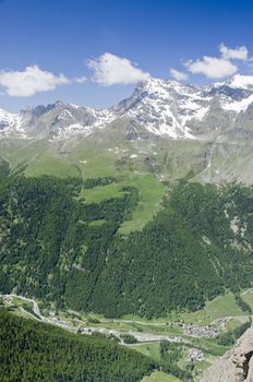 Valsavaranche valley in Aosta, Italy Alps