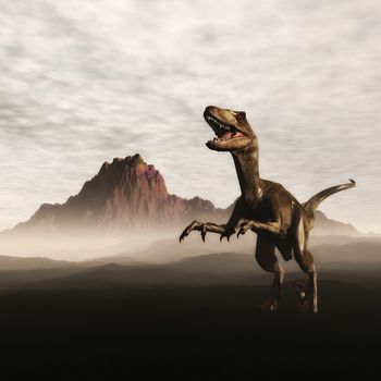 Digital Illustration of a Dinosaur