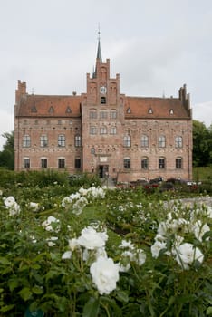 The renaissance castle of Egeskov in the island of Funen, Denmark