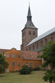 The cathedral of Saint Canute in Odense, Denmark