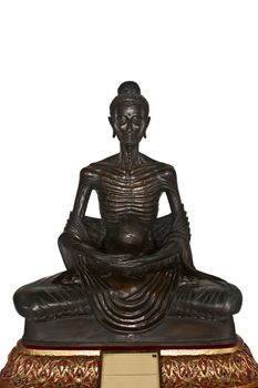 buddha image in the gesture of undergoing austerity