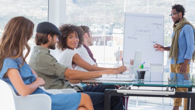 Young designers are listening at meeting