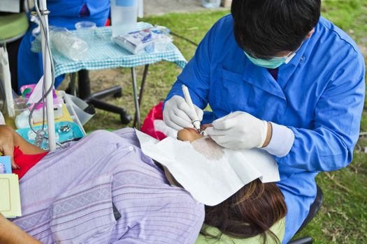 special dental prophylaxis service in rural areas