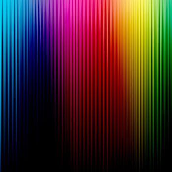 Abstract rainbow color with black background
