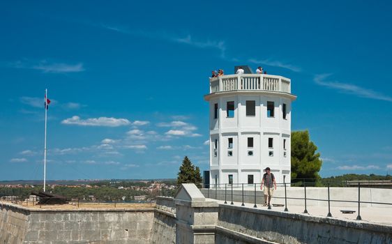 The observation deck. Kastel fortress. Pula. Croatia