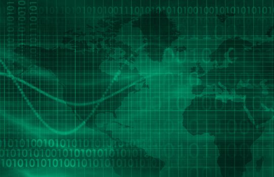 Technology Background Digital Energy as a Art