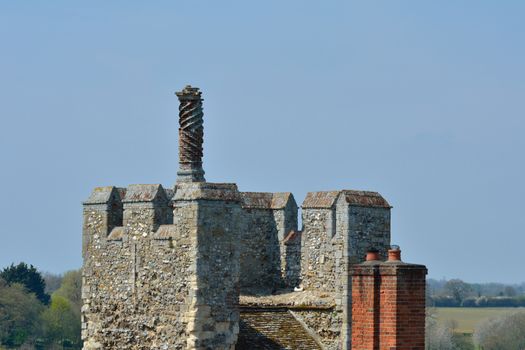 Chimney on Castle Wall