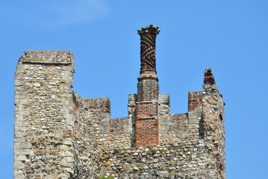 Elizabethan Chimney on castle