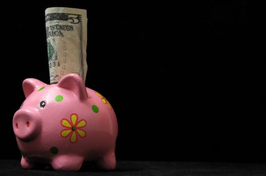 Save Money with One Pink Pig Piggy Bank