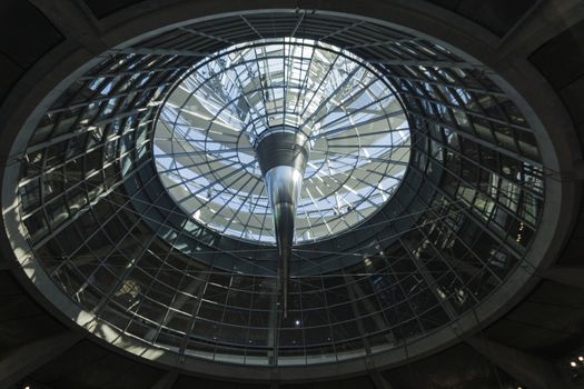 The Reichstag in Berlin with the German Bundestag and the famous glass dome