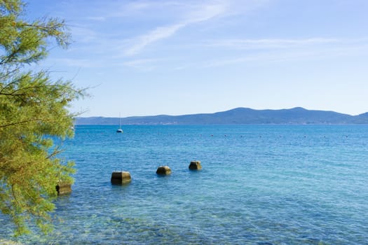 Coastline near Seget Vranjica, Croatia