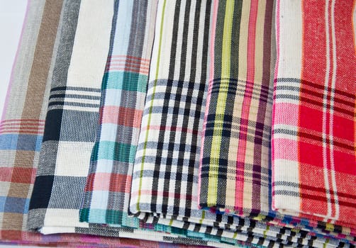 colorful of silk fabric tyexture