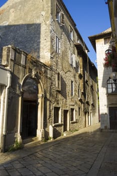 street in Porec, Croatia