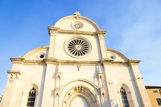 St. James's cathedral in the city of Sibenik in Dalmatia, Croatia on Adriatic Coast