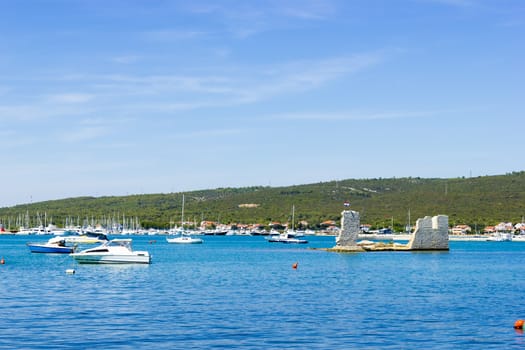 Coastline near Seget Vranjica, Croatia