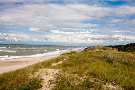 Baltic sea near Curonian Spit
