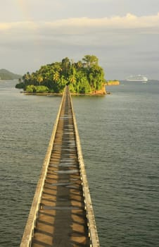 Bridge to Nowhere, Samana Bay, Dominican Republic