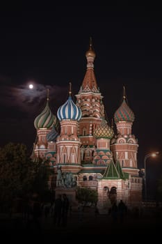 A view of the St. Basil's Cathedral, Russia, Moscow