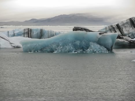 Beautiful glacier lagoon, Jokulsarlon, Iceland