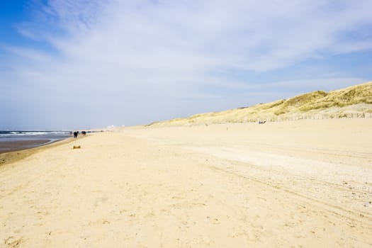 Beach on North Sea, the Netherlands