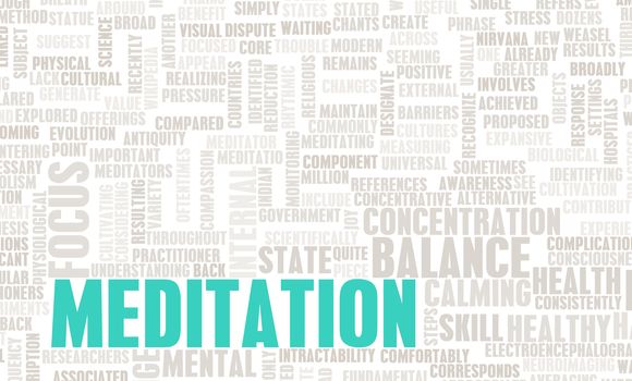 Meditation for Balance and Inner Peace as Art