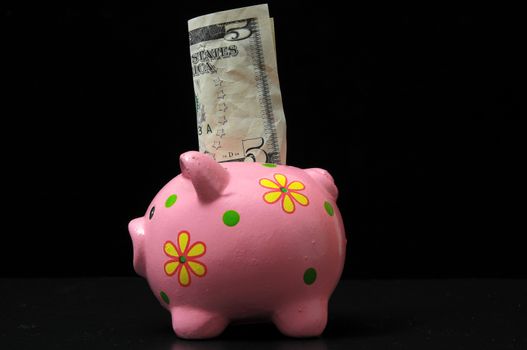 Save Money with One Pink Pig Piggy Bank