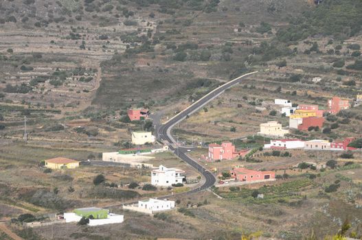 One Very Small Village and a Road in the Mountains