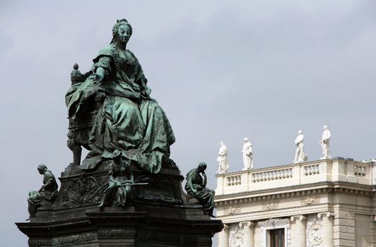 Statue of the Austrian Empress Maria Theresia Vienna