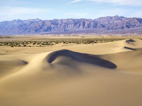 Death Valley desert and Mountains