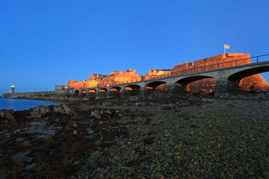 Geurnsey Island Cornet Castle United Kingdom Channel Island