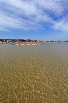 Weymouth beach Dorsets South coast in England UK Europe