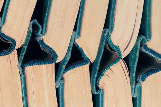Image of stack old hardcover bound books